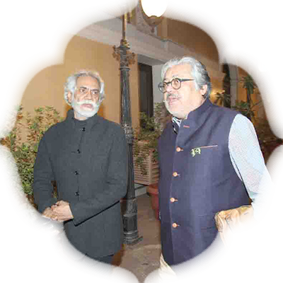 FDCI President Sunil Sethi with businessman Chetan Seth