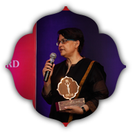 Chandrima Shaha receives award for appreciating the artistry of science