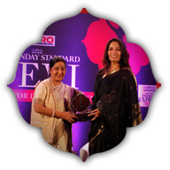 Mamta Singh receives award for standing up for human rights