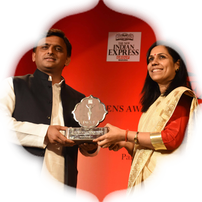 Ministhy S Nair, IAS officer receives the award for administrative excellence