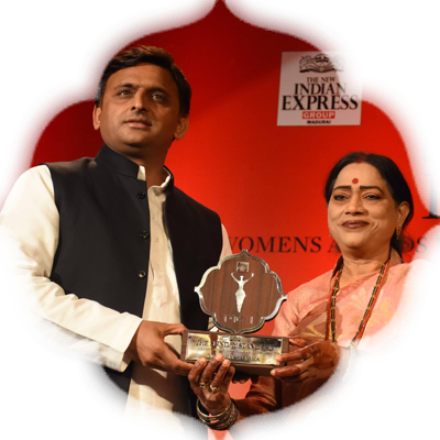 Madhuri Sharma, folk singer receives the award for taking Mathura’s music to the world