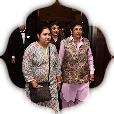 Lt. Governor of Puducherry Dr. Kiran Bedi arrives for the 13th edition of The New Indian Express Group's Devi Awards on
