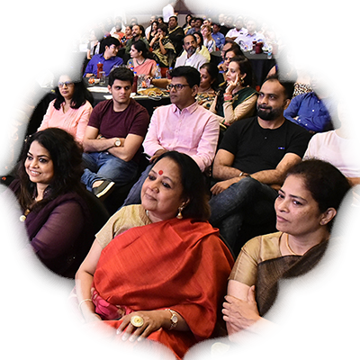 Audience enjoying a light moment at the 13th edition of Devi Awards