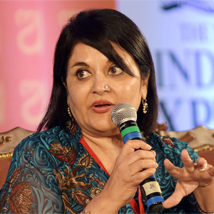 Author Kishwar Desai during 'Women Voices : Waiting to be Heard' session