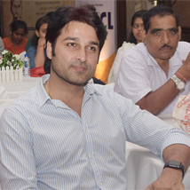 BOllywood actor Akash Dasnayak in the audience at the Odisha Literary Festival 2019