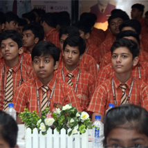 School students at the Odisha Literary Festival 2019