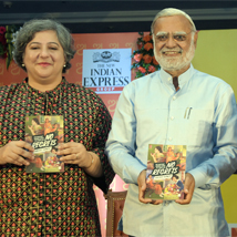 Author Kaveree Bamzai (L), Editorial Director of The New Indian Express Prabhu Chawla (Centre) and <br/>Bollywood actress Nandita Das during the launch of the  book 'No Regreats: The guilt-free woman's guide to a good life'
