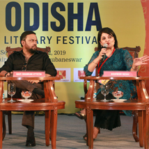 (L-R) Author Damayanti Biswas, Consulting Editor of The New Indian Express Ravi Shankar Etteth and author Kishwar Desai during 'Crime Writing: Thrills and Spills' session