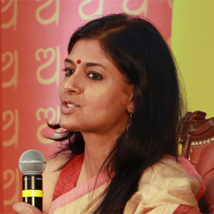 Bollywood actor Nandita Das in conversation with author Kaveere Bamzai during 'Partitions of the Minds: Why Manto's words live'