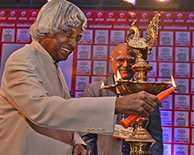 Inauguration and lighting of the lamp by Former President Dr APJ Abdul Kalam