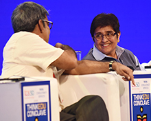Are we doing enough in schools to create a nationalist India? Kiran Bedi, Lieutenant Governor, Puducherry in conversation with Vinay Sahasrabuddhe, National Vice-President, BJP and Shankkar Aiyar