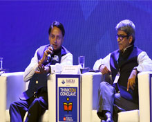 Shashi Tharoor, MP of Congress at 8th Edition of Edu Conclave held at ITC in Chennai on Wednesday