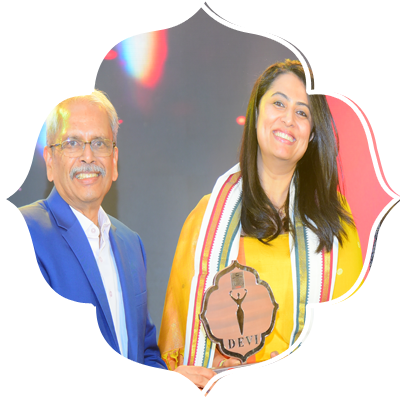 Deepthi Bopaiah, Sports Administrator receiving the award.