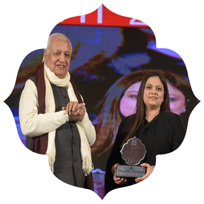 Poonam Sharma, Chairperson, Accurate Group of Institutions, applauded for making higher education accessible.