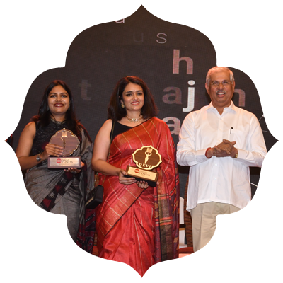 Conservation architects of Ezha, Ritu Sara Thomas, Savita Rajan, and Swathy Subramanian, received the Devi Award
