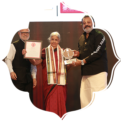 Honouring visionary educator Nalini Chandran, Founder - Principal of Hari Sri Vidya Nidhi, with the Devi Award