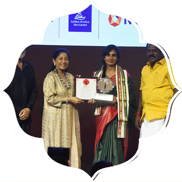 Mountaineer Muthamilselvi Narayanan honoured with the Devi Award.